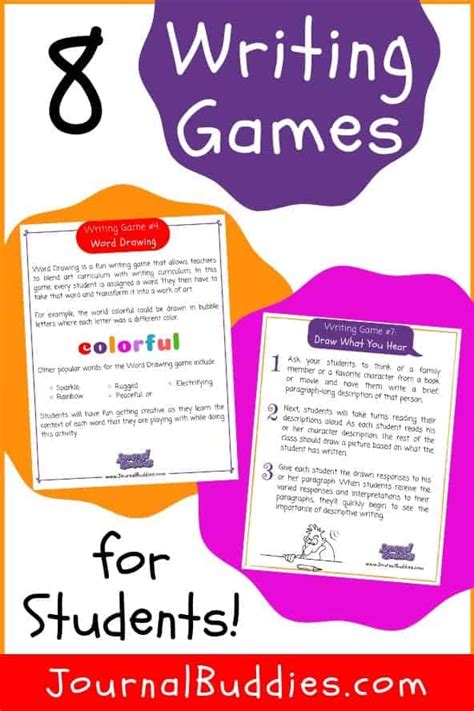 writing games|8 Excellent Writing Games for Students » JournalBuddies.com.